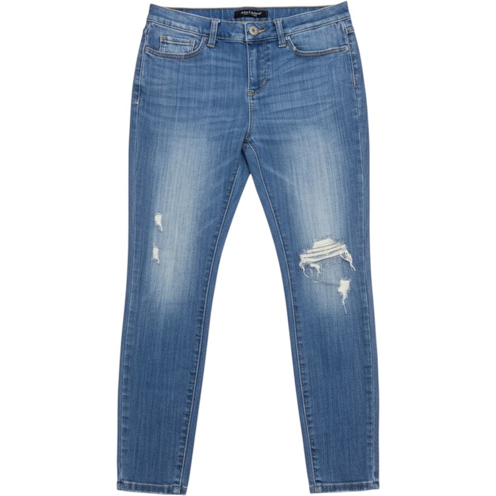Judy Blue Skinny Fit Distressed Medium Wash Jeans Size 11/30 Womens Denim